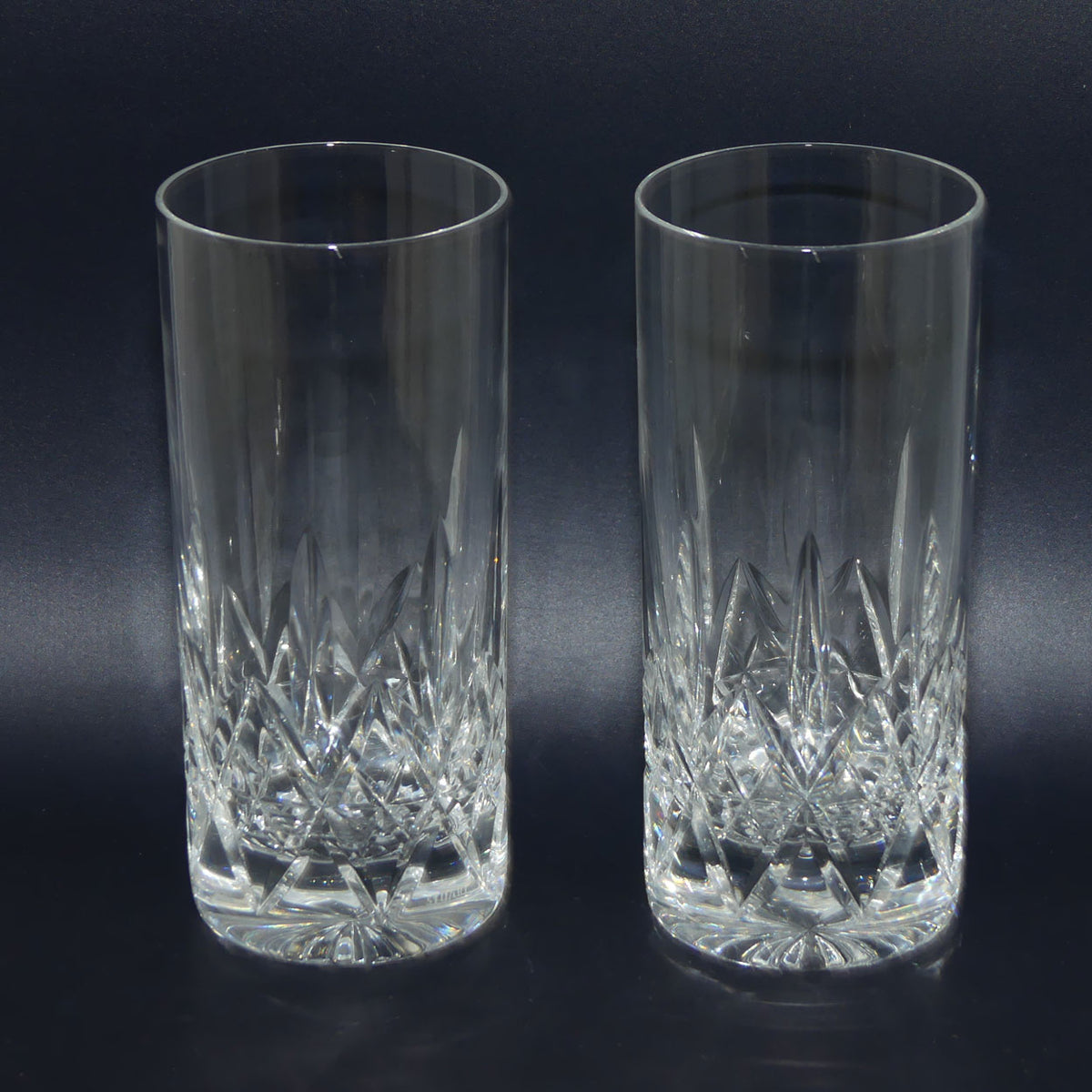 Stuart Crystal Glencoe pattern pair of Highball Glasses | 300ml