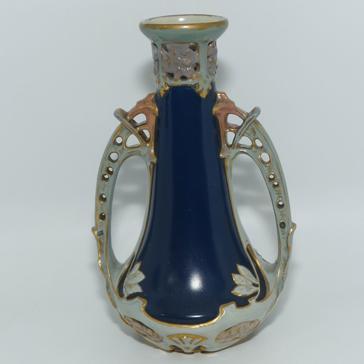 Ernst Wahliss Vienna Australia pair of Art Nouveau vases with Maidens | signed RP