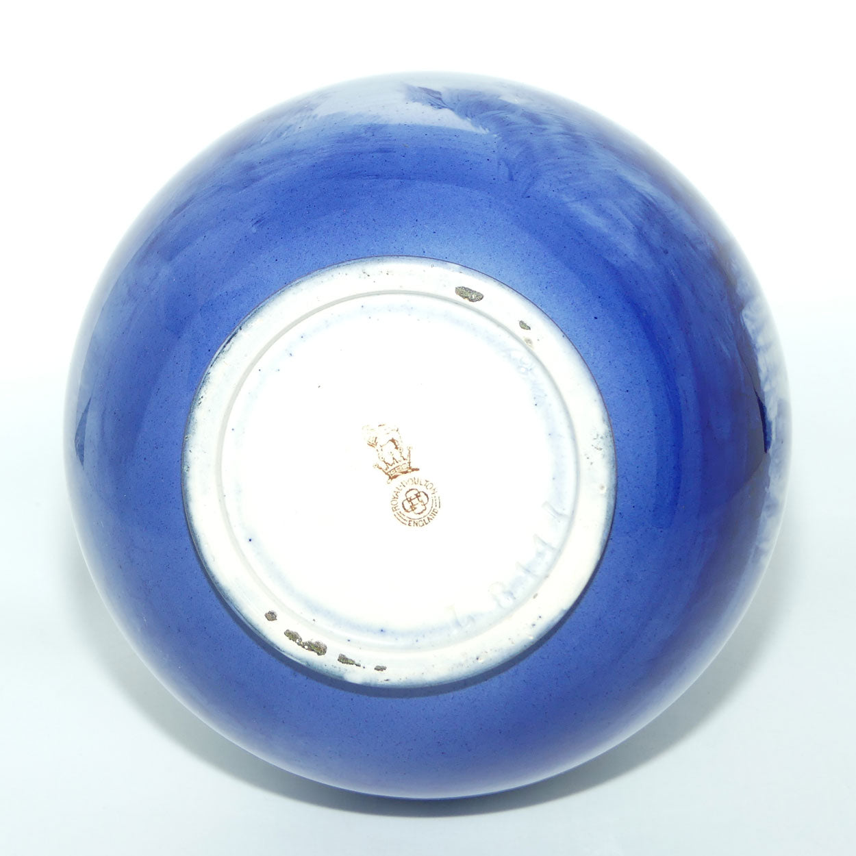 Royal Doulton Blue Children pair of Ovoid Shaped Vases