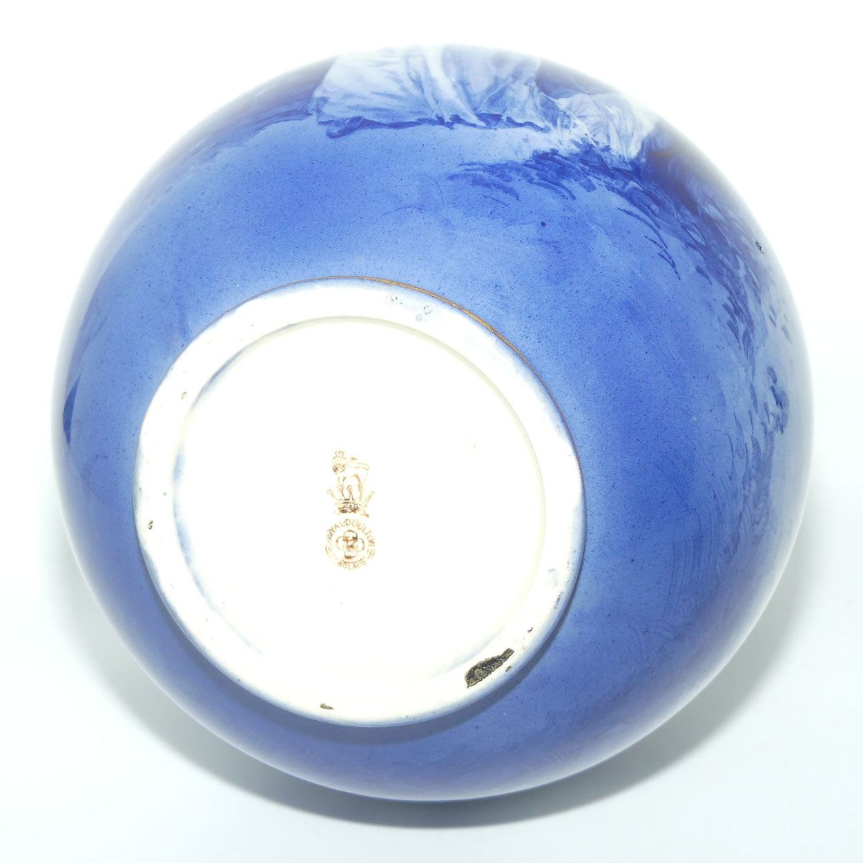 Royal Doulton Blue Children pair of Ovoid Shaped Vases