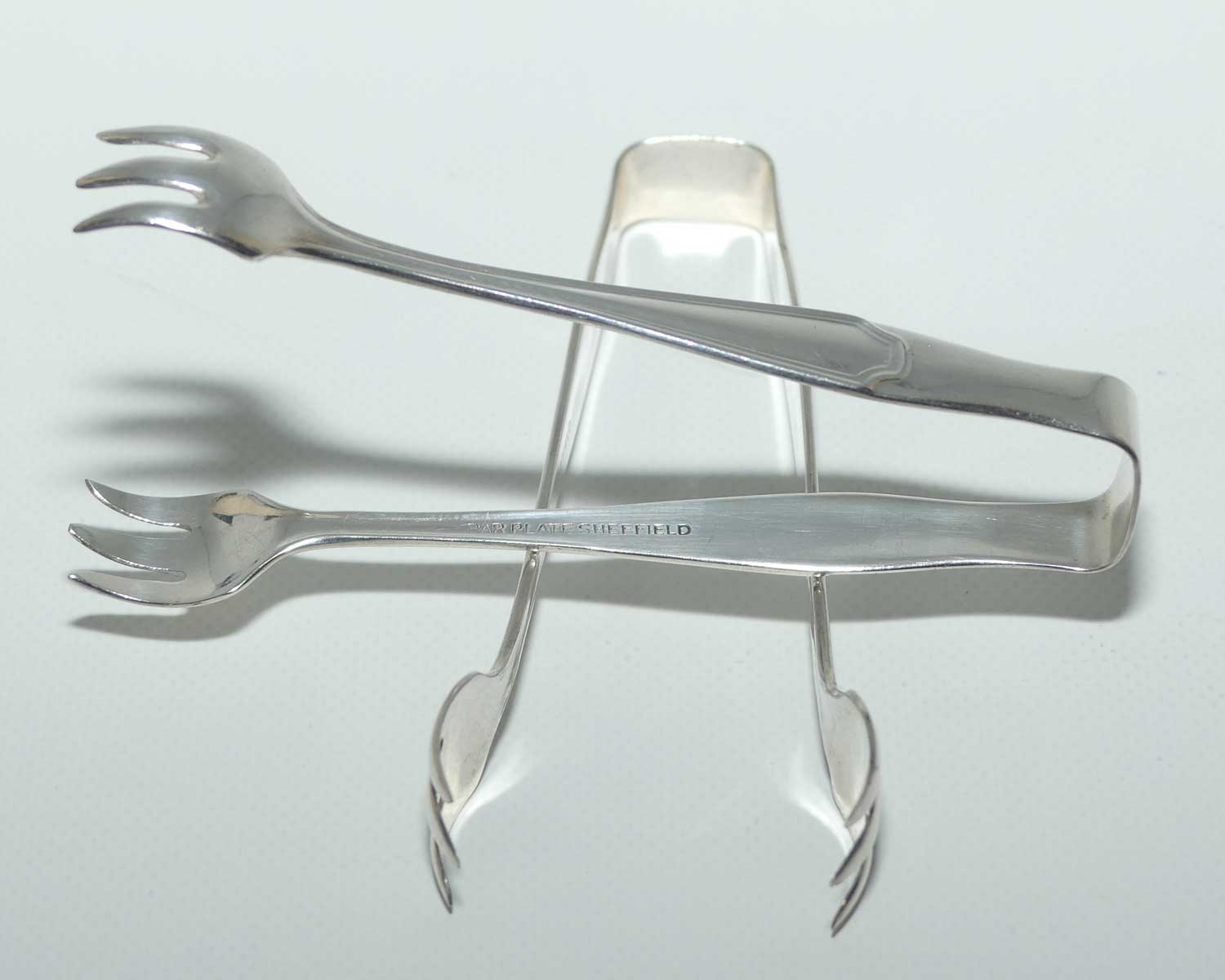 Two sets of small Silver Plated EPNS claw type sugar tongs
