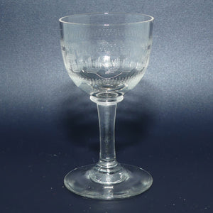 Set of 4 Edwardian Pall Mall Sherry glasses