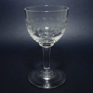 Set of 4 Edwardian Pall Mall Sherry glasses