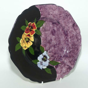 H & K Tunstall Hand Painted Panola plate | Pansy