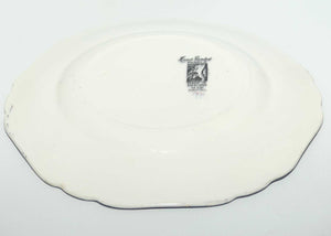 H & K Tunstall Hand Painted Panola plate | Pansy