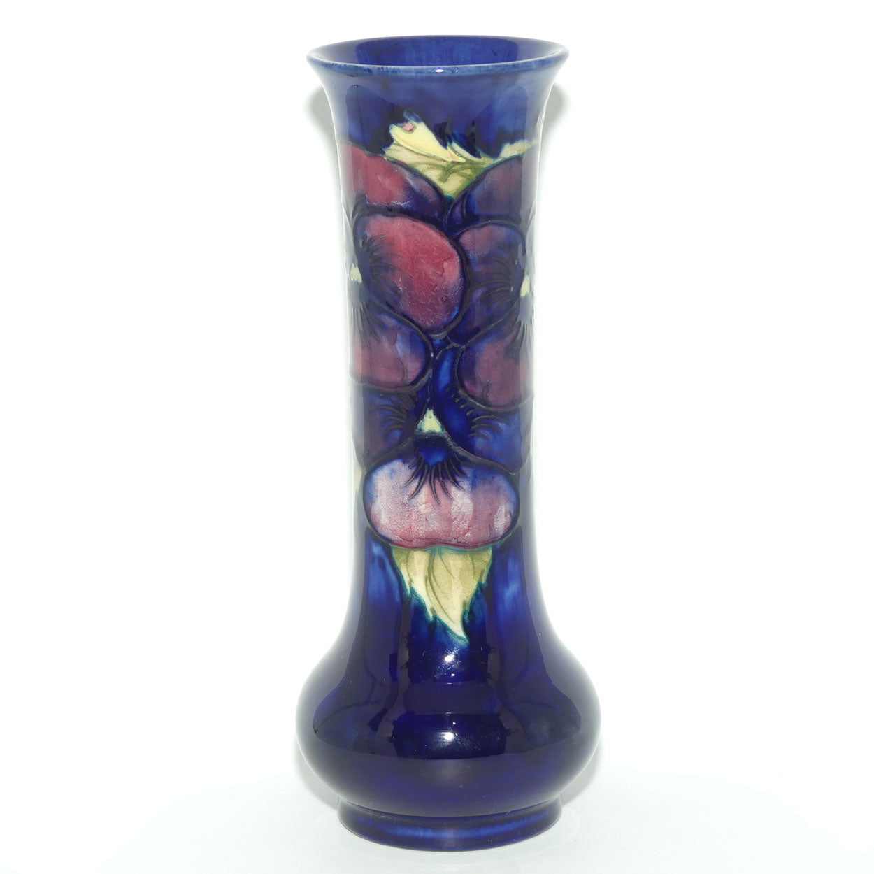 William Moorcroft Pansy 153/8 vase