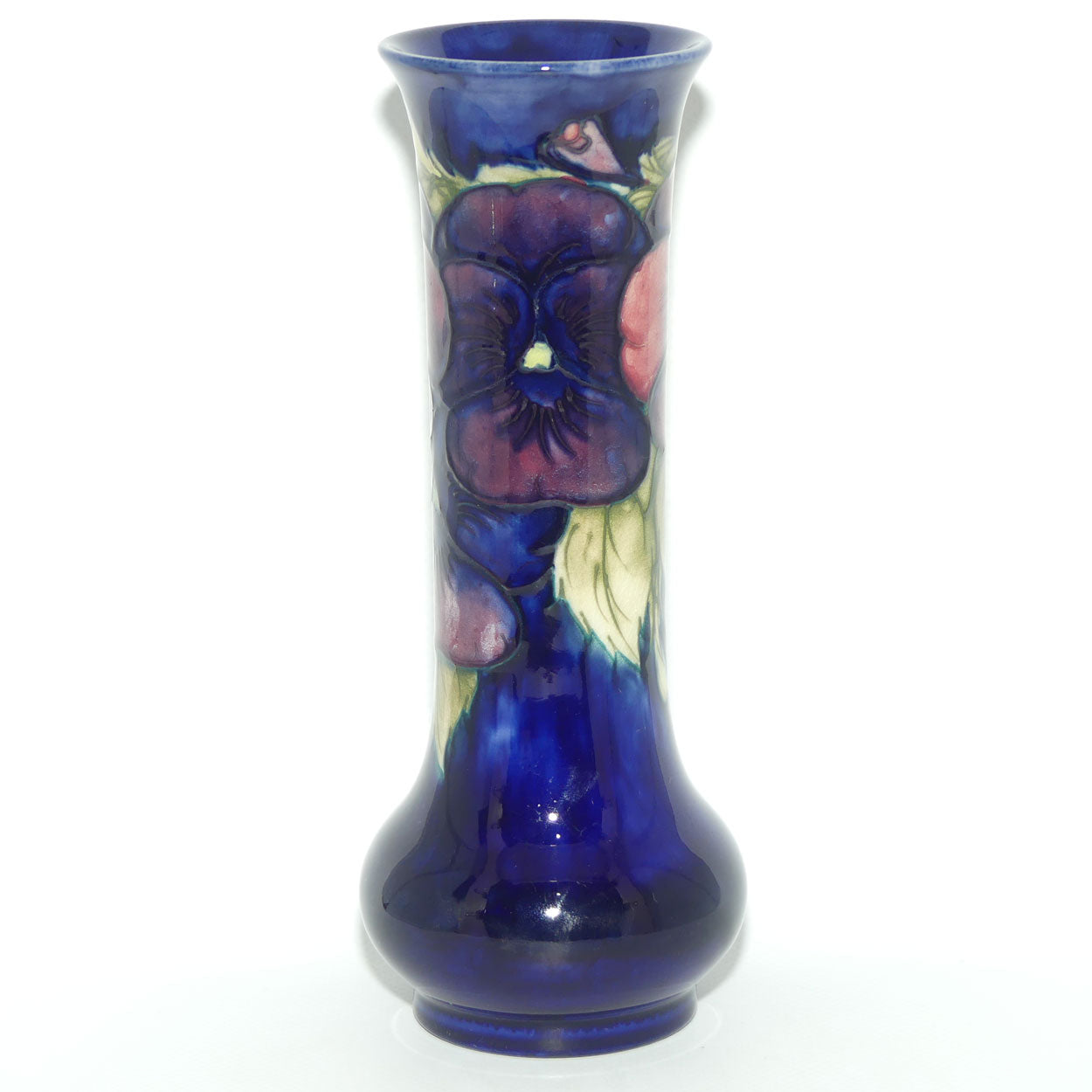 William Moorcroft Pansy 153/8 vase