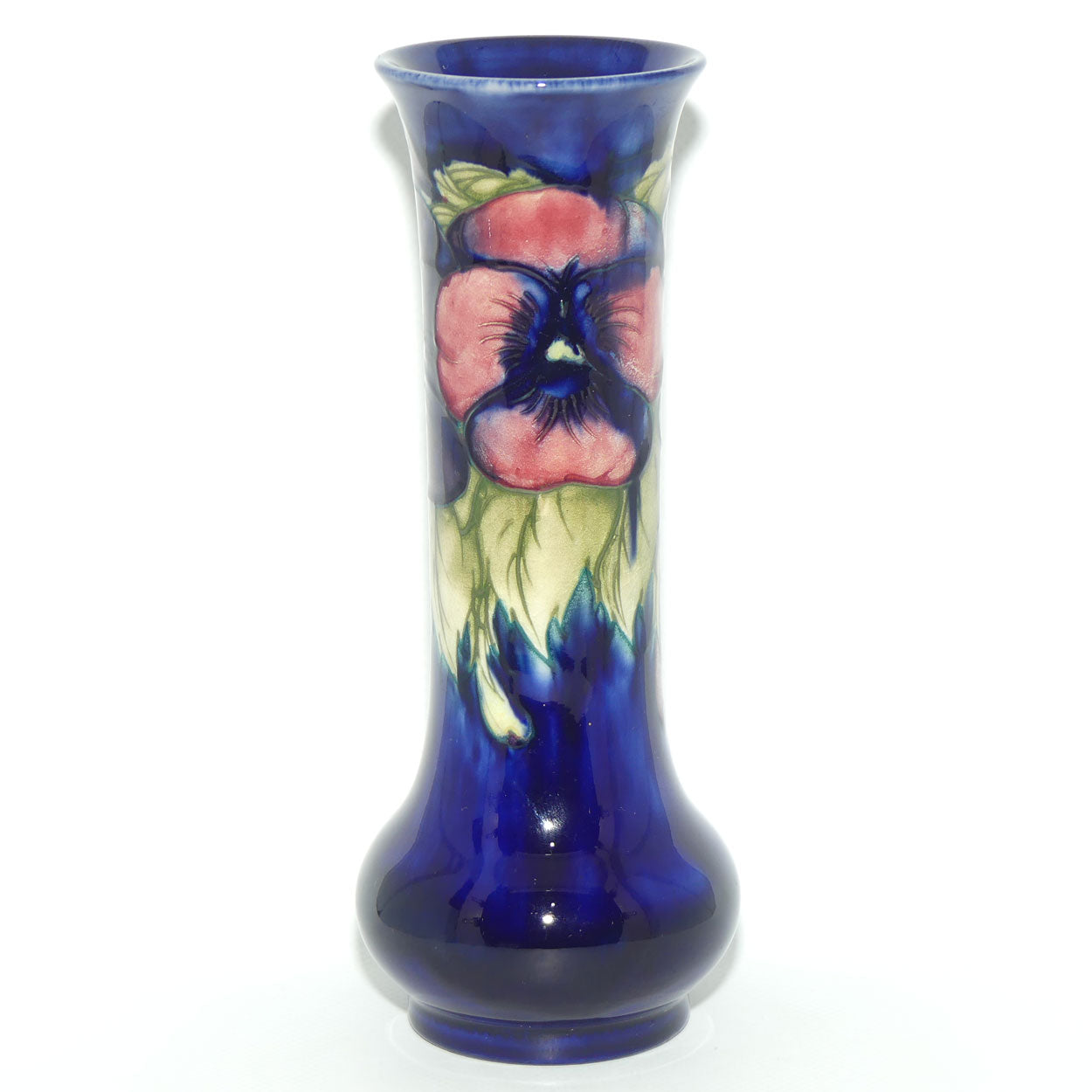 William Moorcroft Pansy 153/8 vase