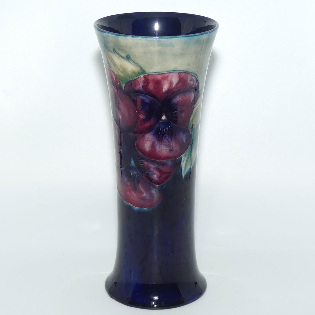 William Moorcroft Pansy trumpet vase | Shape 181