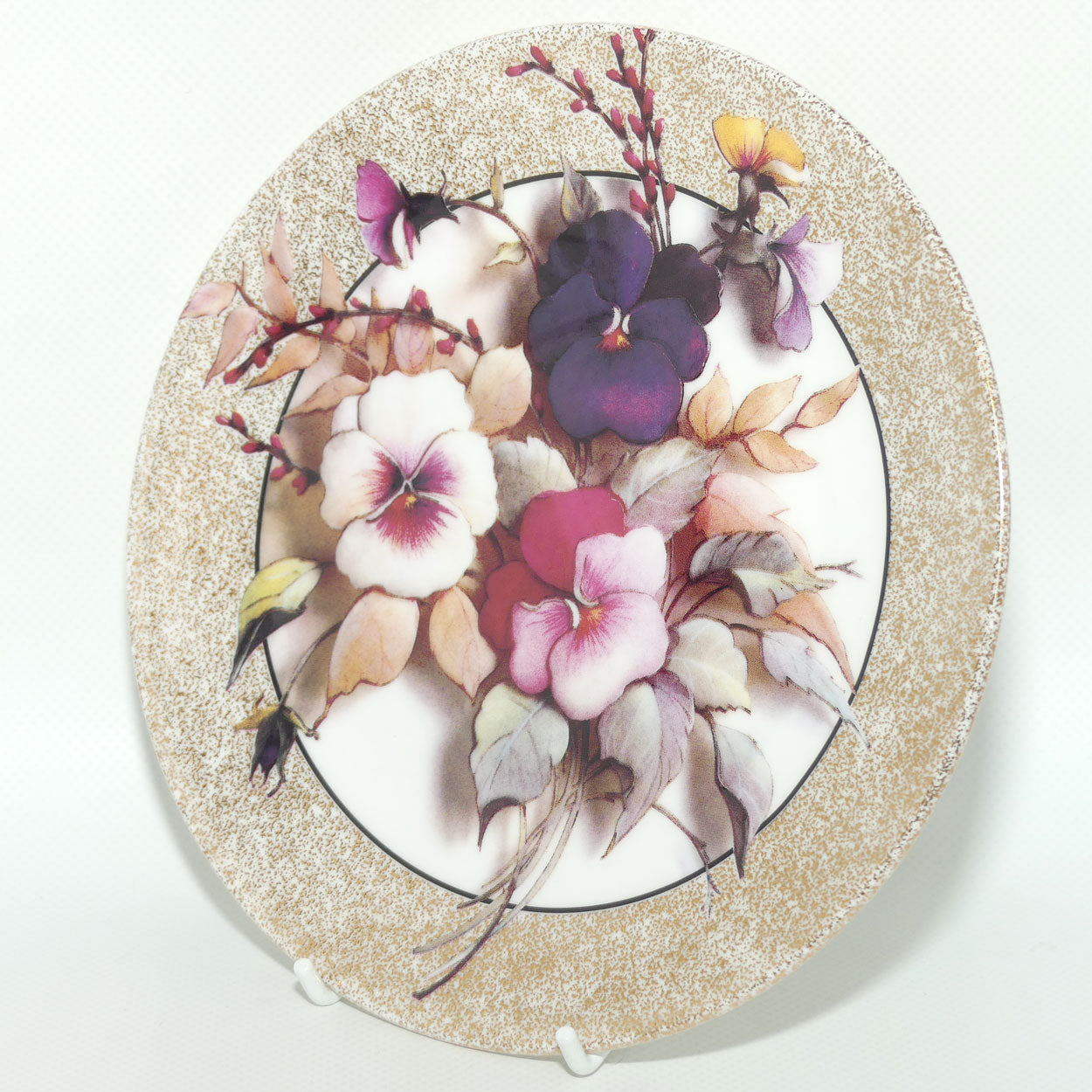 Bradex 26 R76 027.1 plate | Floral Illusions | Pansy
