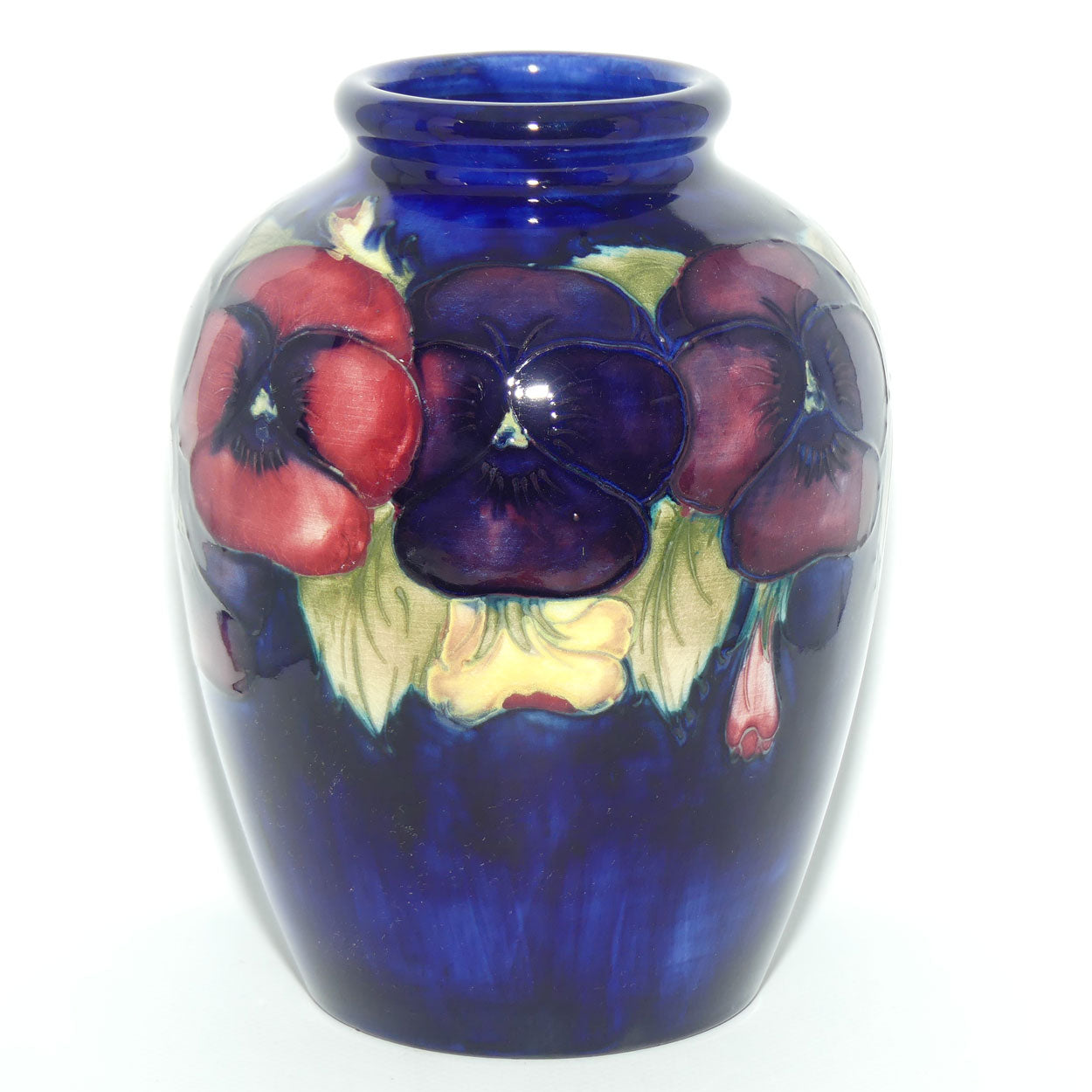 William Moorcroft Pansy 214/6 vase