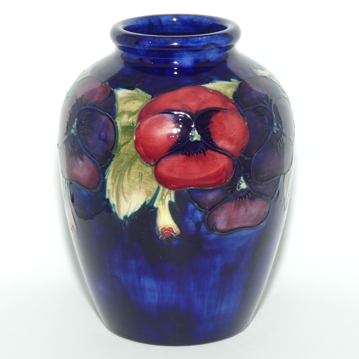 William Moorcroft Pansy 214/6 vase
