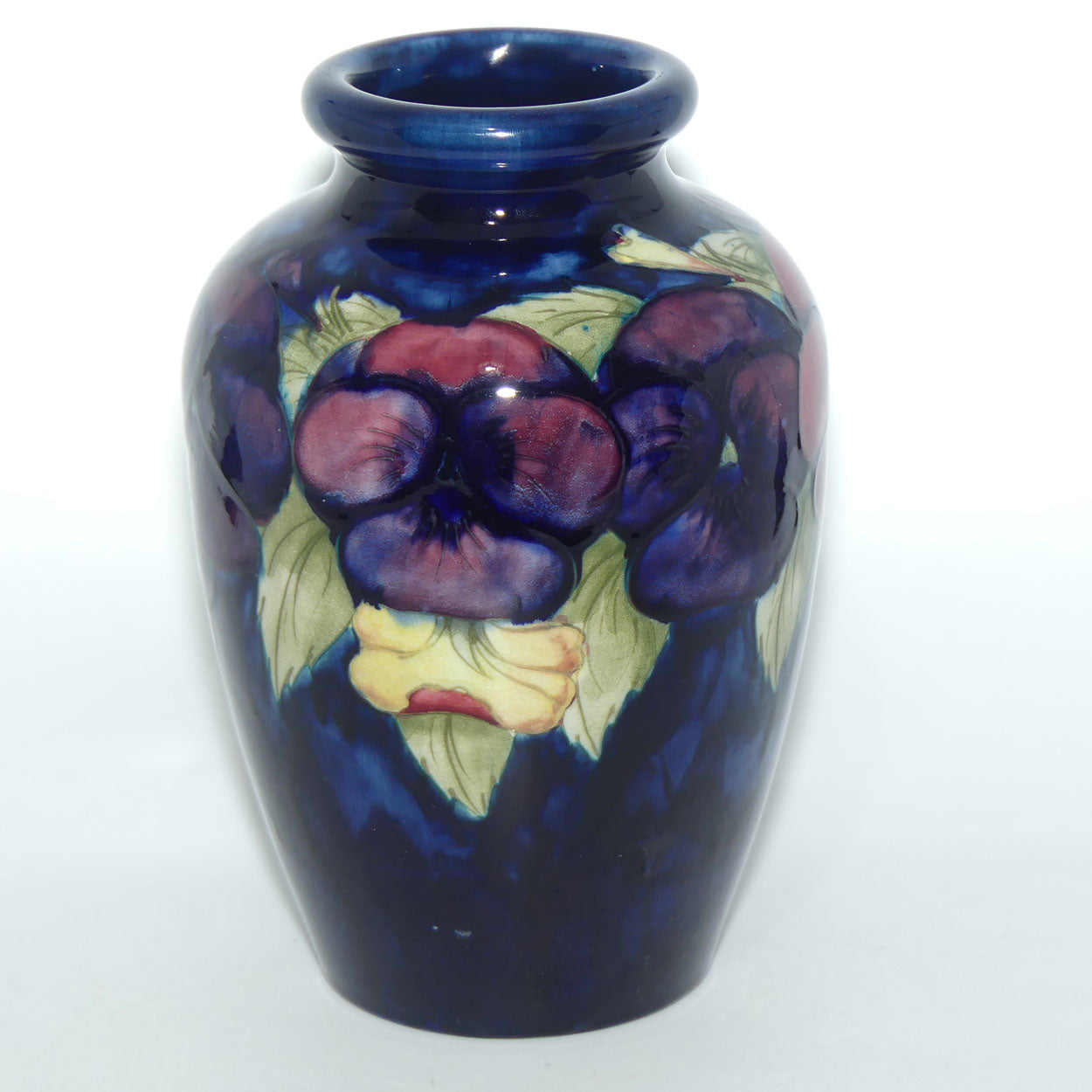 William Moorcroft Pansy 24/8 vase