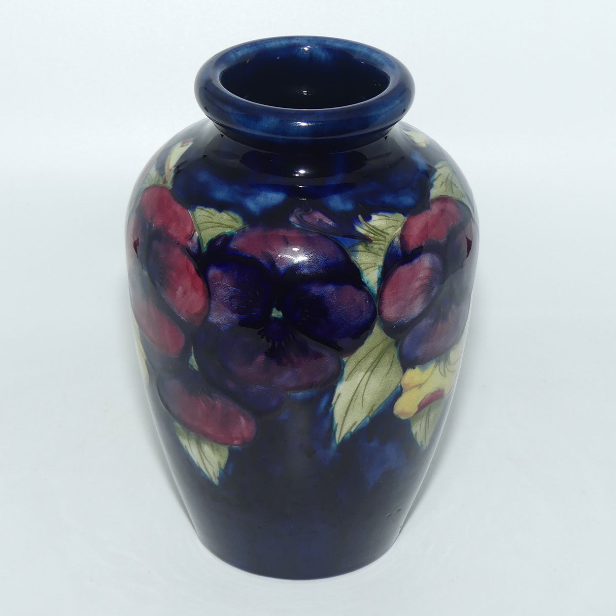William Moorcroft Pansy 24/8 vase