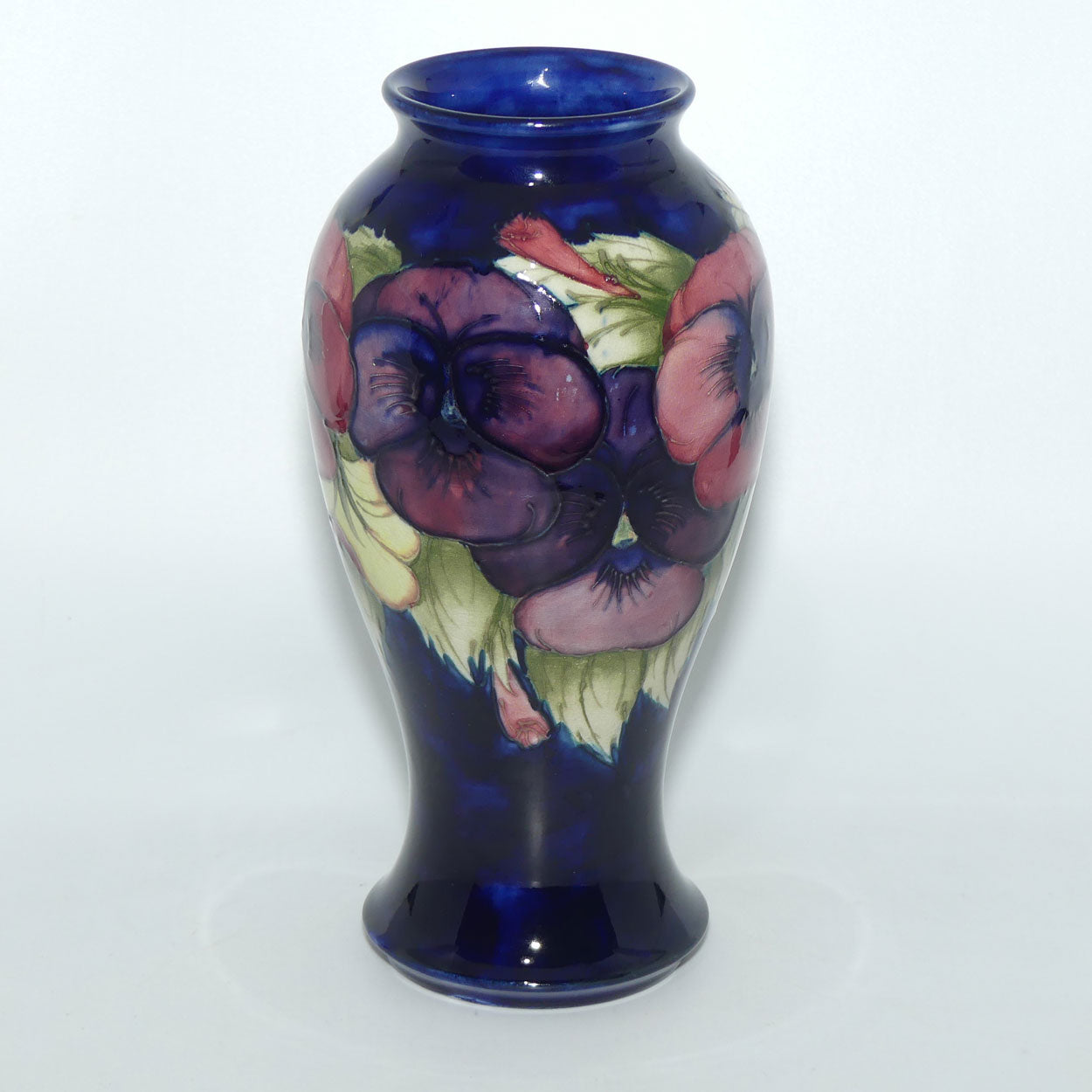 William Moorcroft Pansy 45/9 vase