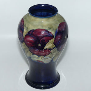 William Moorcroft Pansy on White tall vase | Shape 65/12