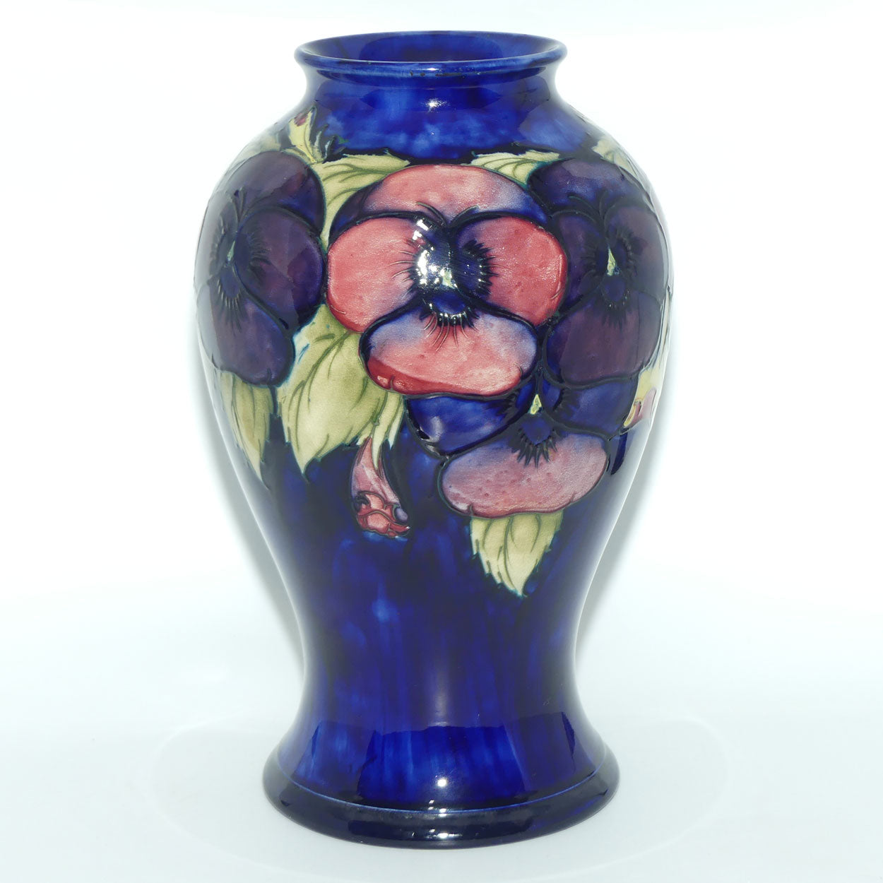William Moorcroft Pansy 65/12 vase