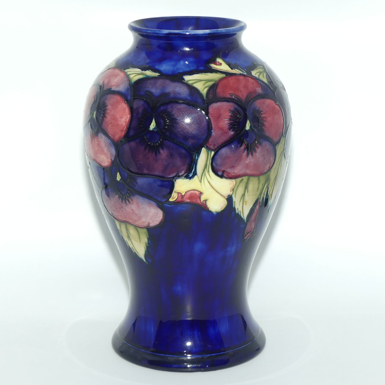 William Moorcroft Pansy 65/12 vase