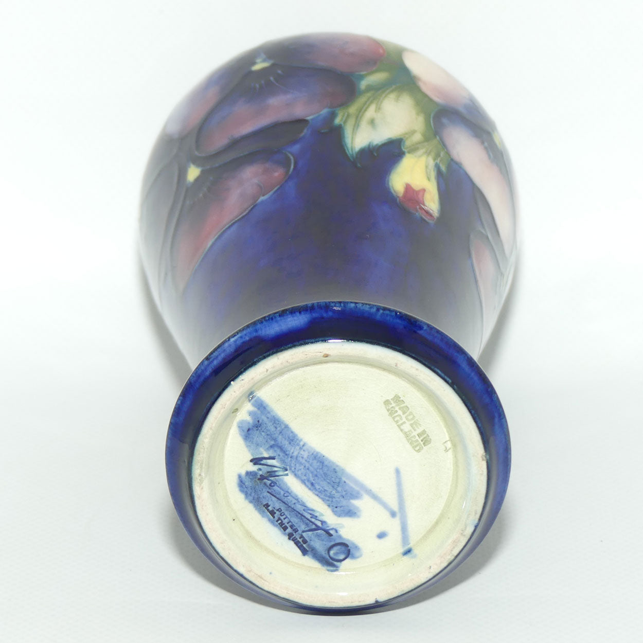 William Moorcroft Pansy 72/7 vase | #2