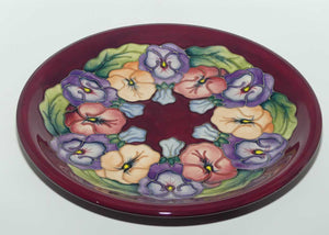 Moorcroft Nouveau Pansy 783/10 plate #2