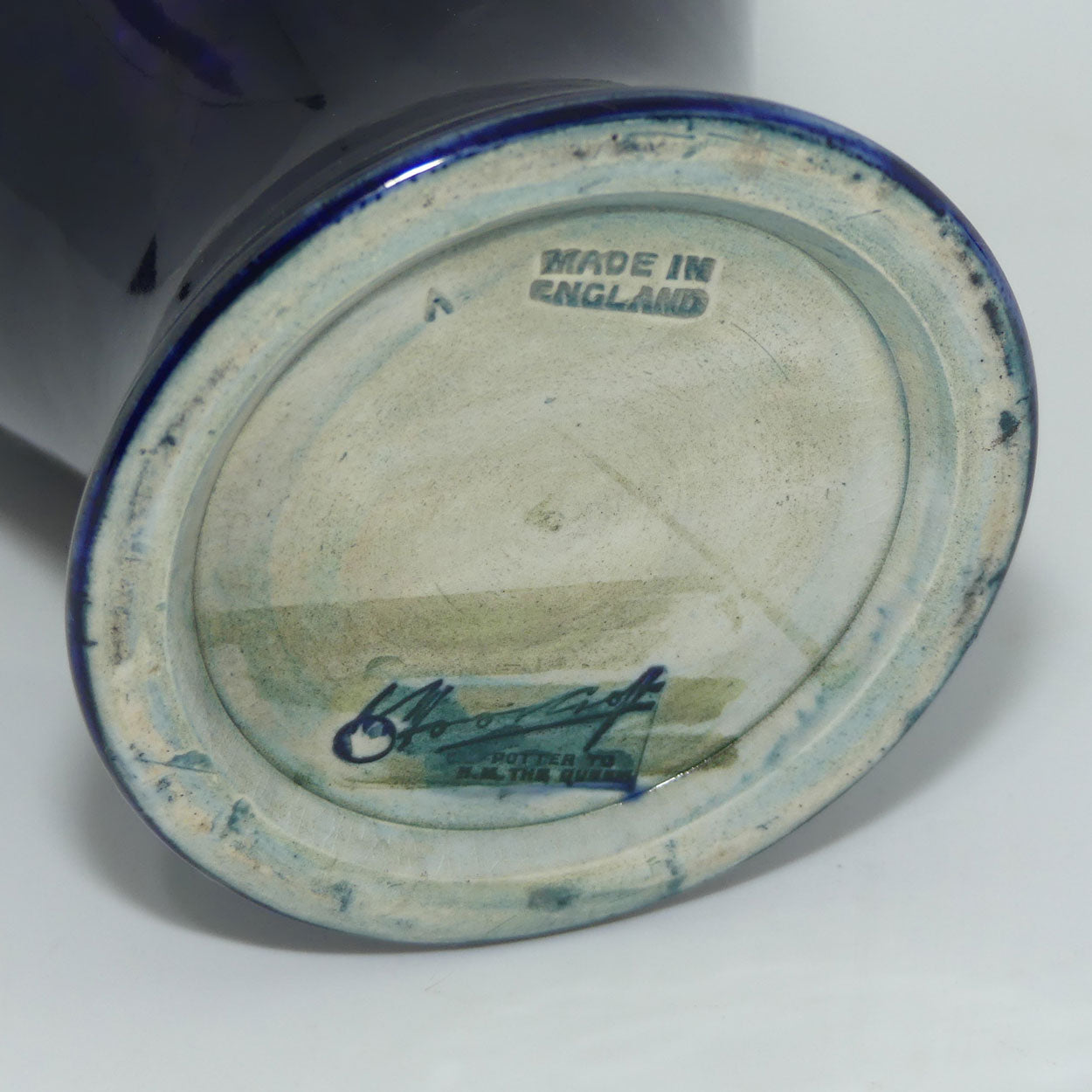 William Moorcroft Pansy bulbous vase