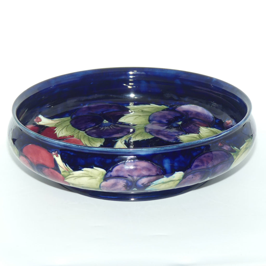 William Moorcroft Pansy 252 float bowl