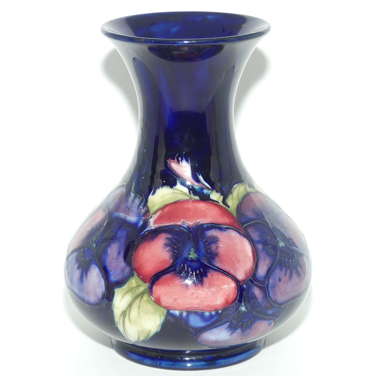William Moorcroft Pansy M1/8 vase