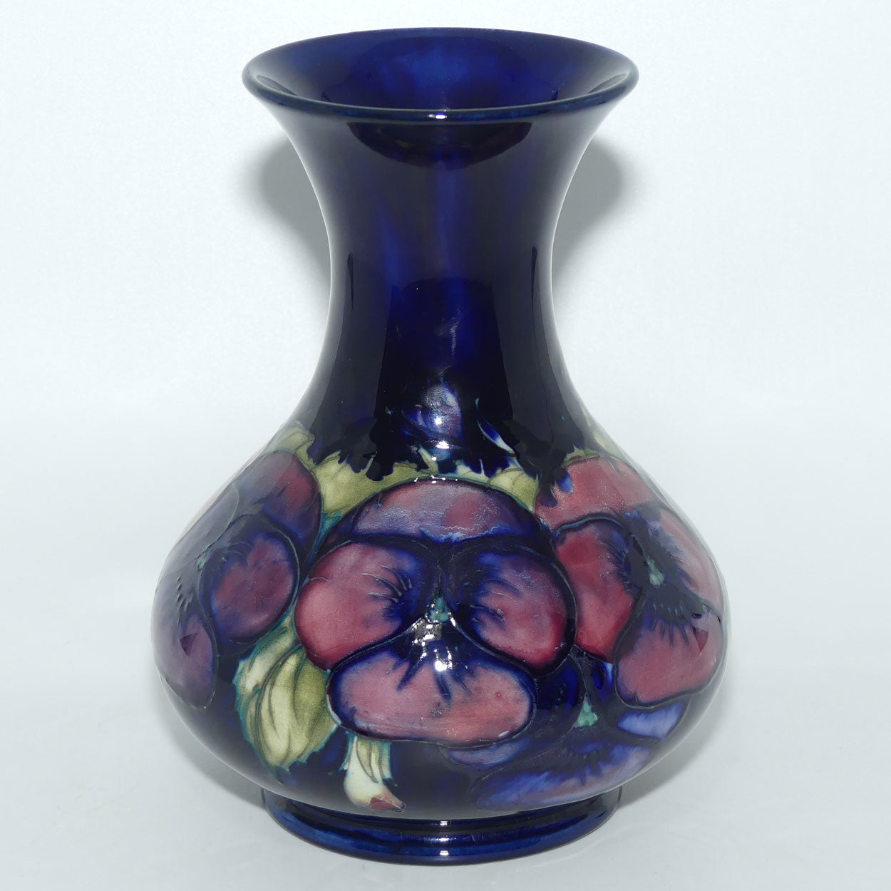 William Moorcroft Pansy M1/8 vase
