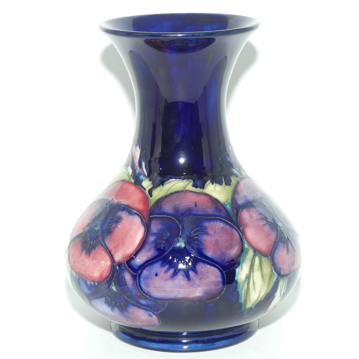 William Moorcroft Pansy M1/8 vase