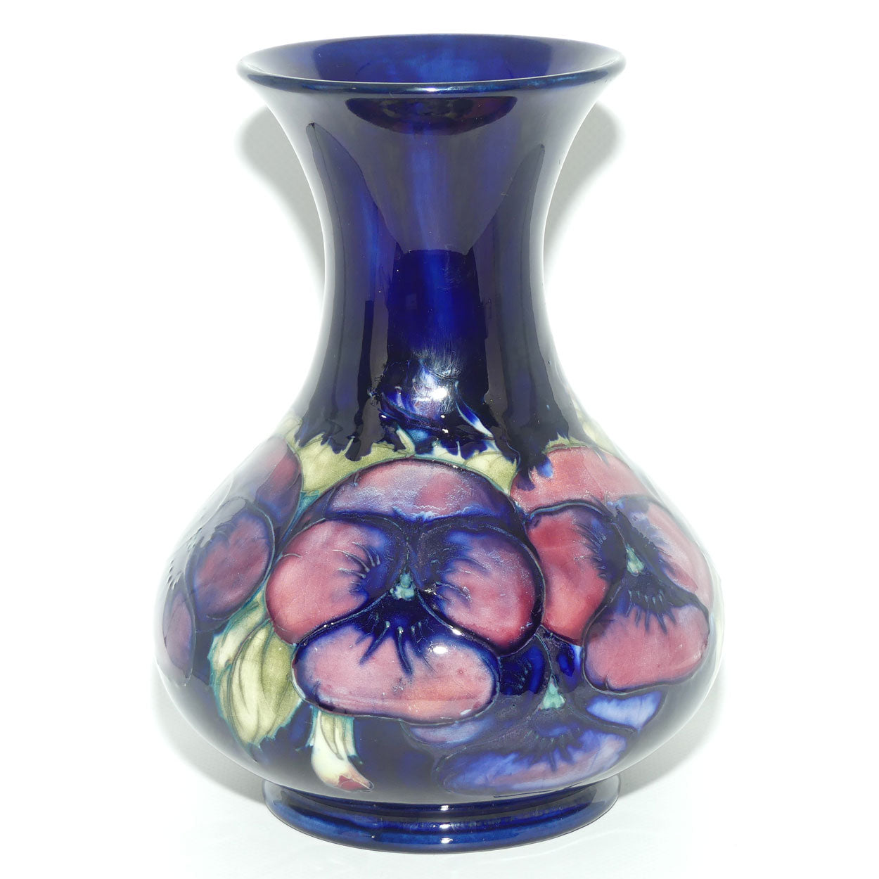 William Moorcroft Pansy M1/8 vase