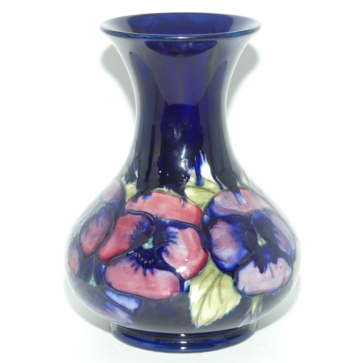 William Moorcroft Pansy M1/8 vase