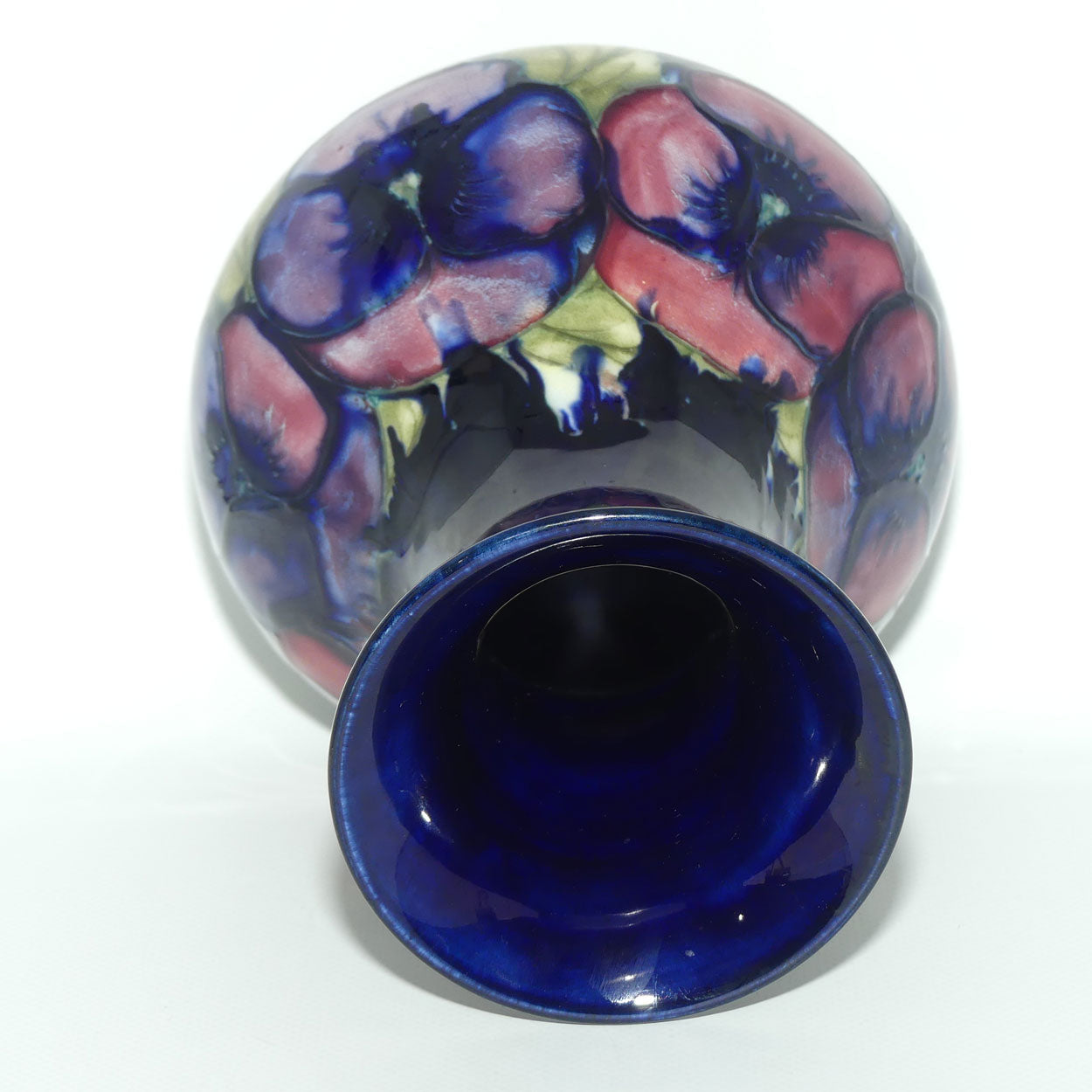 William Moorcroft Pansy M1/8 vase