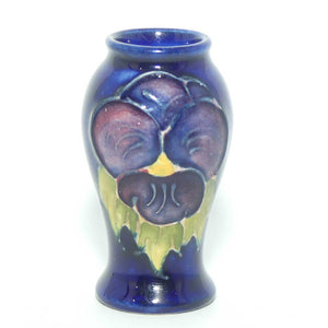 Walter Moorcroft Pansy miniature vase