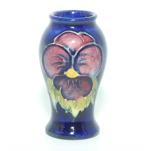 Walter Moorcroft Pansy miniature vase