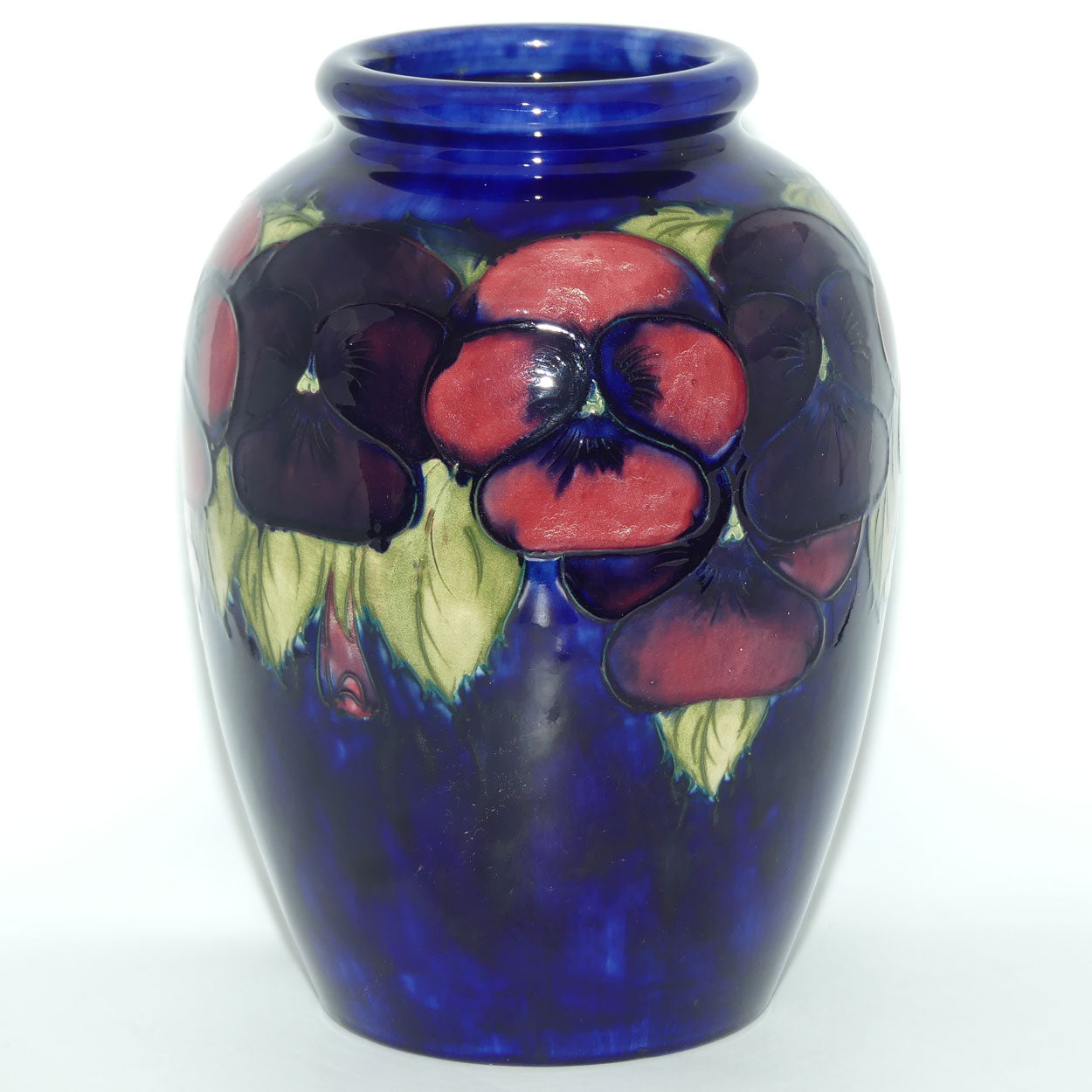 William Moorcroft Pansy 216/10 vase