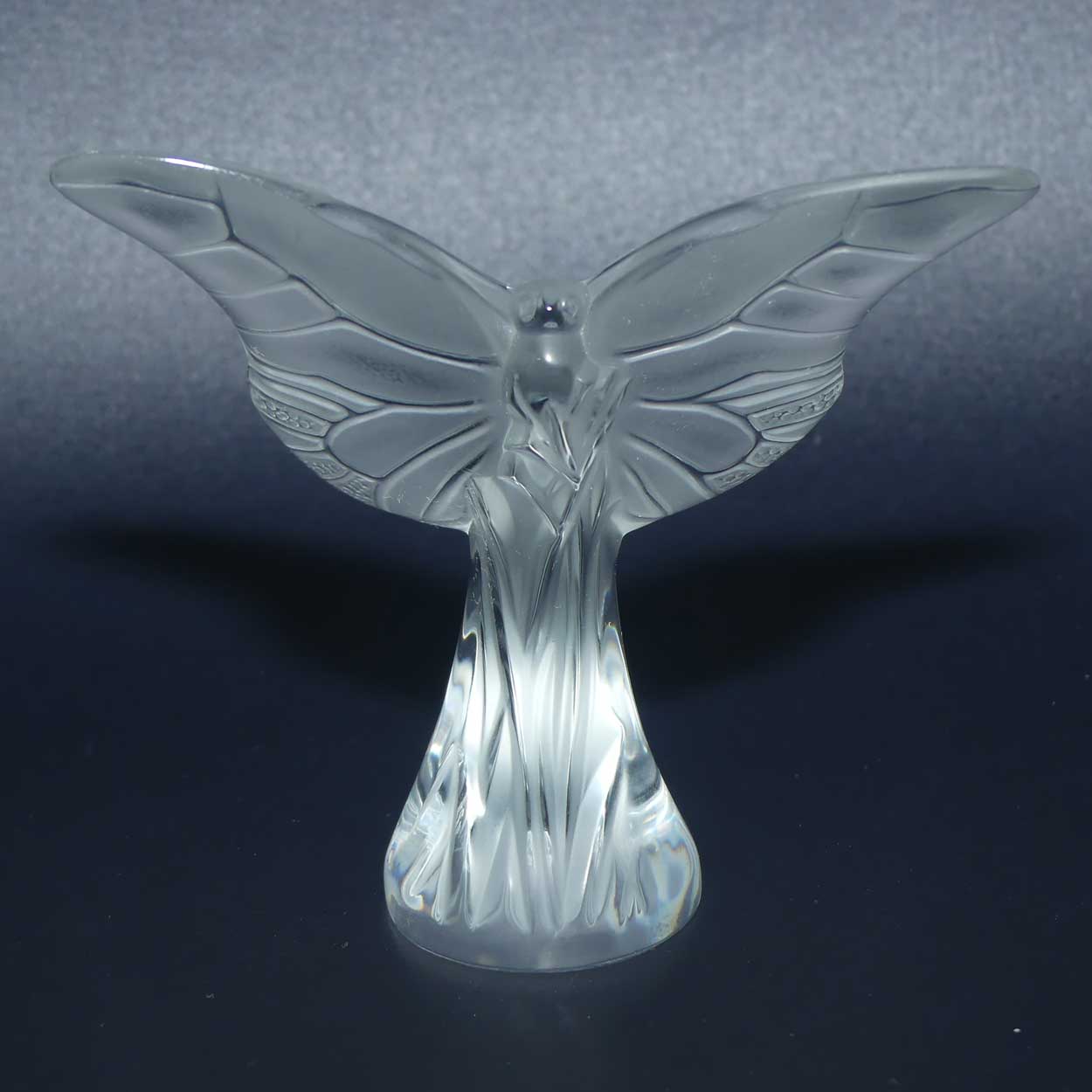 Lalique France Papillon Butterfly figure | Clear and Frosted | #1