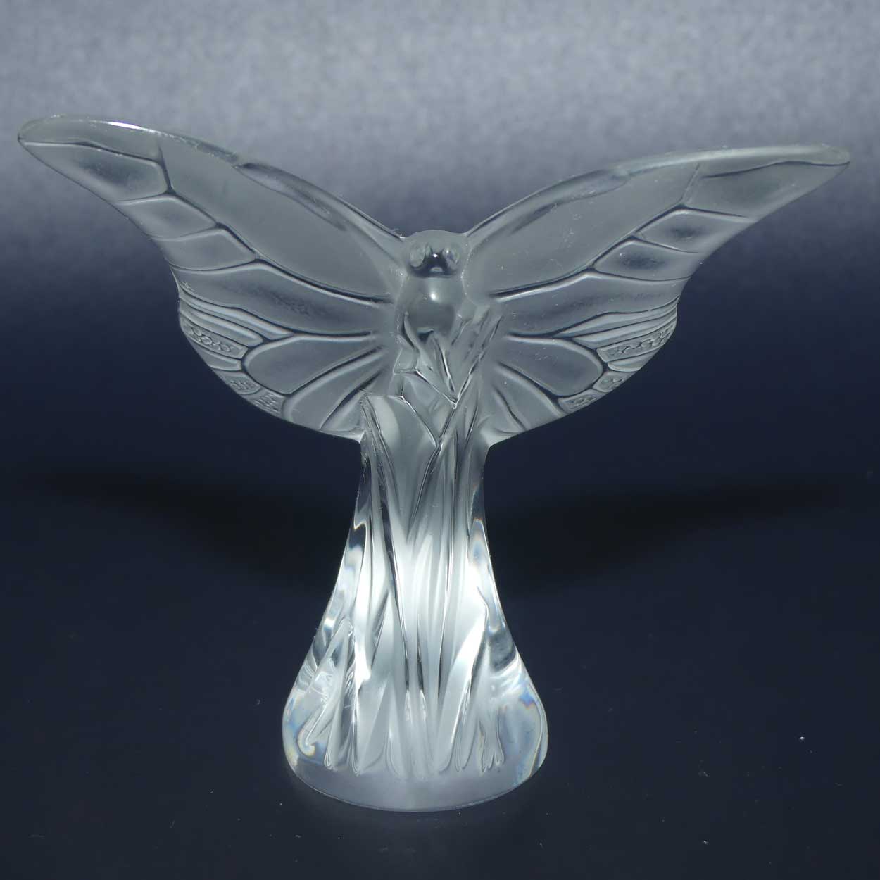Lalique France Papillon Butterfly figure | Clear and Frosted | #1