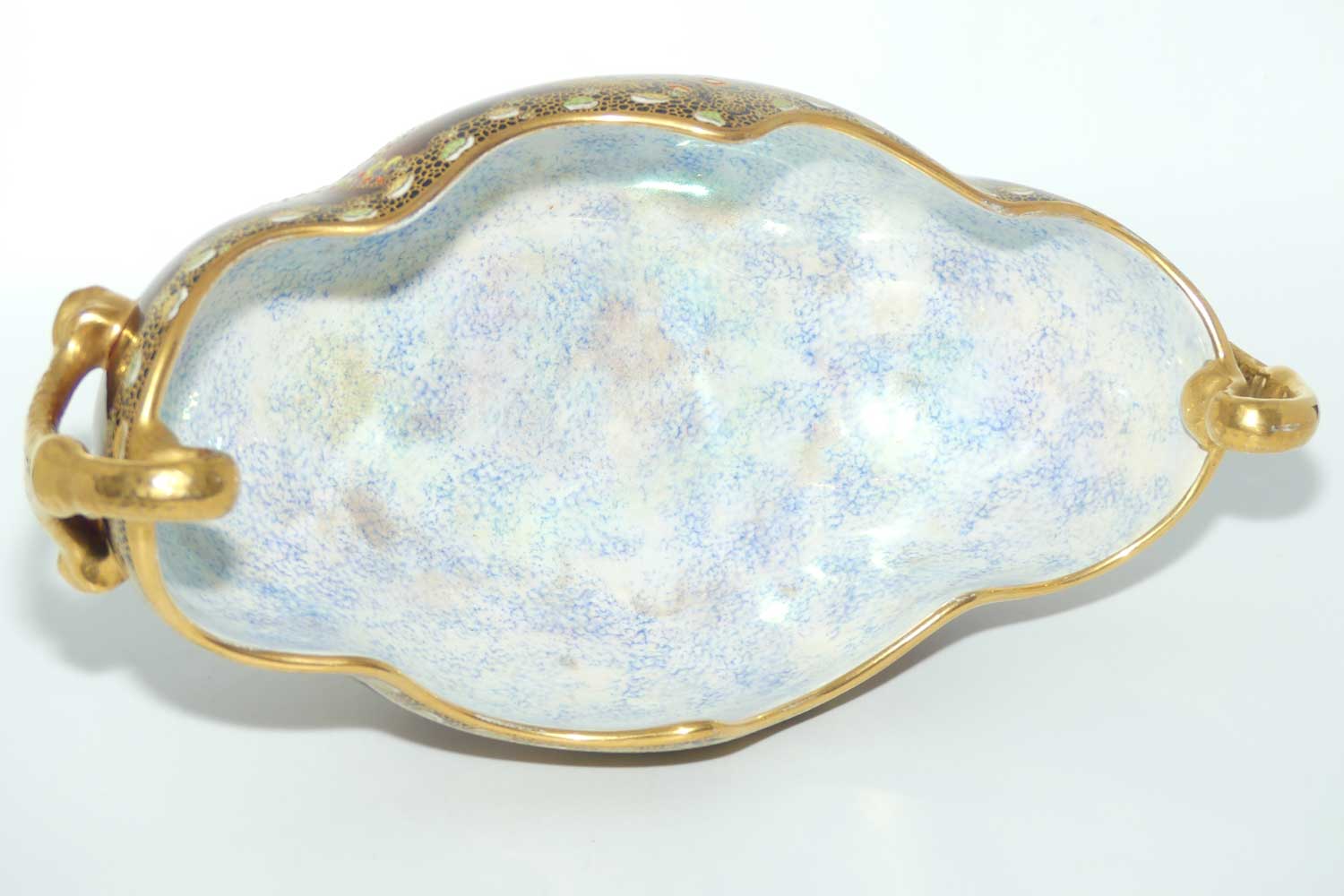 Carlton Ware Paradise Bird and Cloud gondola | Red Ground