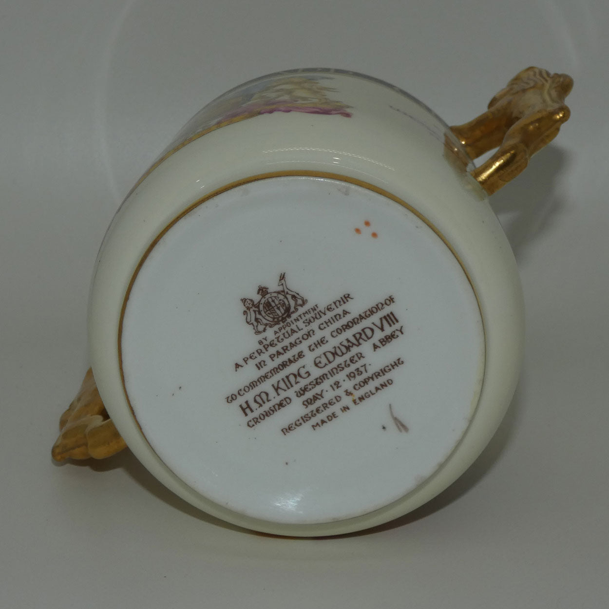 Paragon China Royalty Commemorative Edward VIII Loving Cup