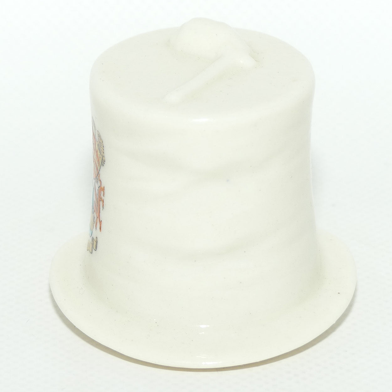 Shelley China souvenir miniature Pats Hat and Dudeen | Crested Llandudno Wales | c.1900