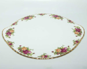 Royal Albert Bone China Old Country Roses pavlova tray | 34.5cm | © 1962 Royal Albert Ltd UK backstamp