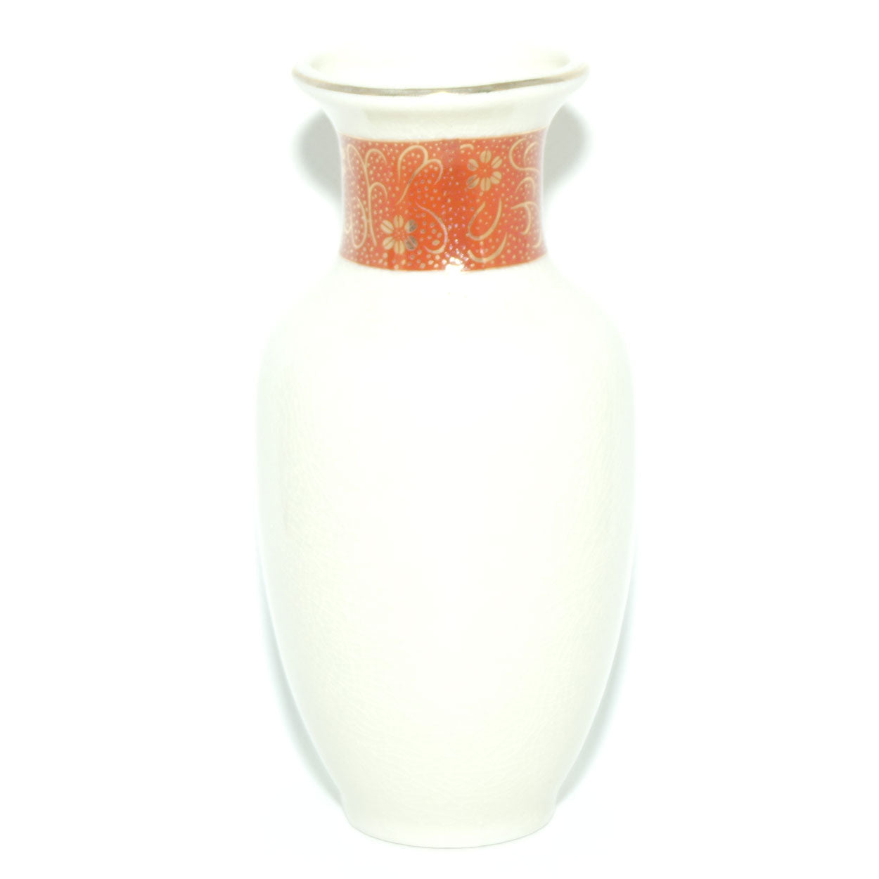 Mid 20th Century Satsuma vase depicting Peacocks and Chrysanthemums | Small | 15.5cm tall