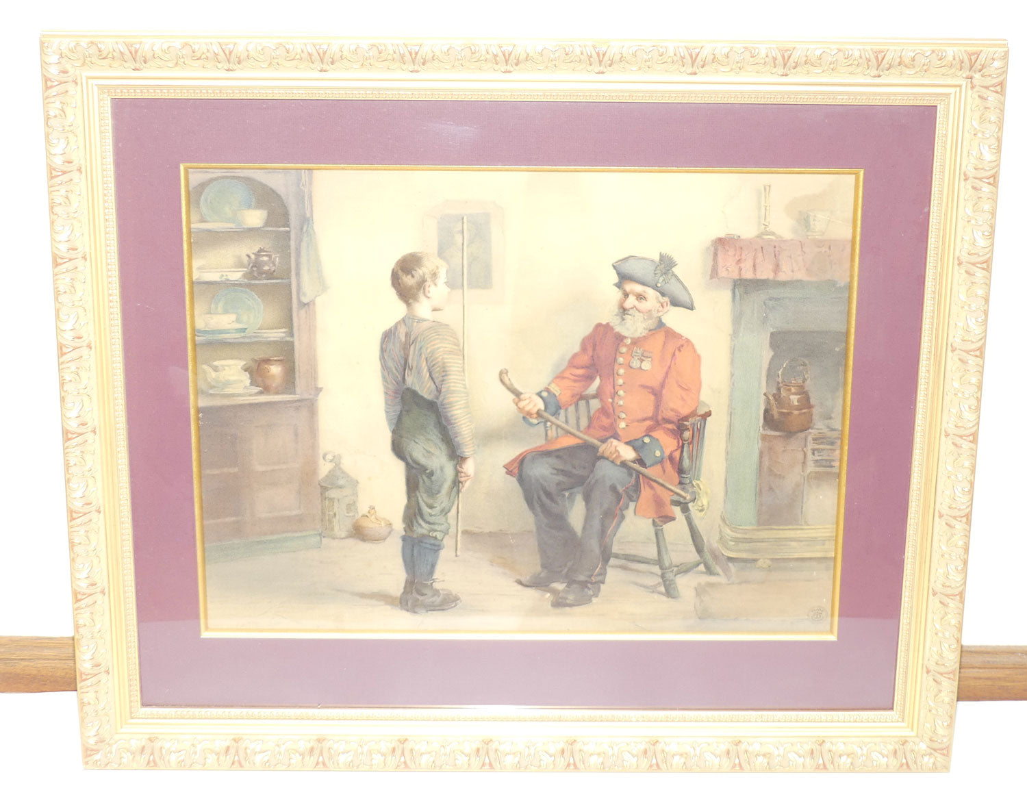 Genuine Antique Pears Print c.1907 | A Chip off the Old Block | Fred Evans