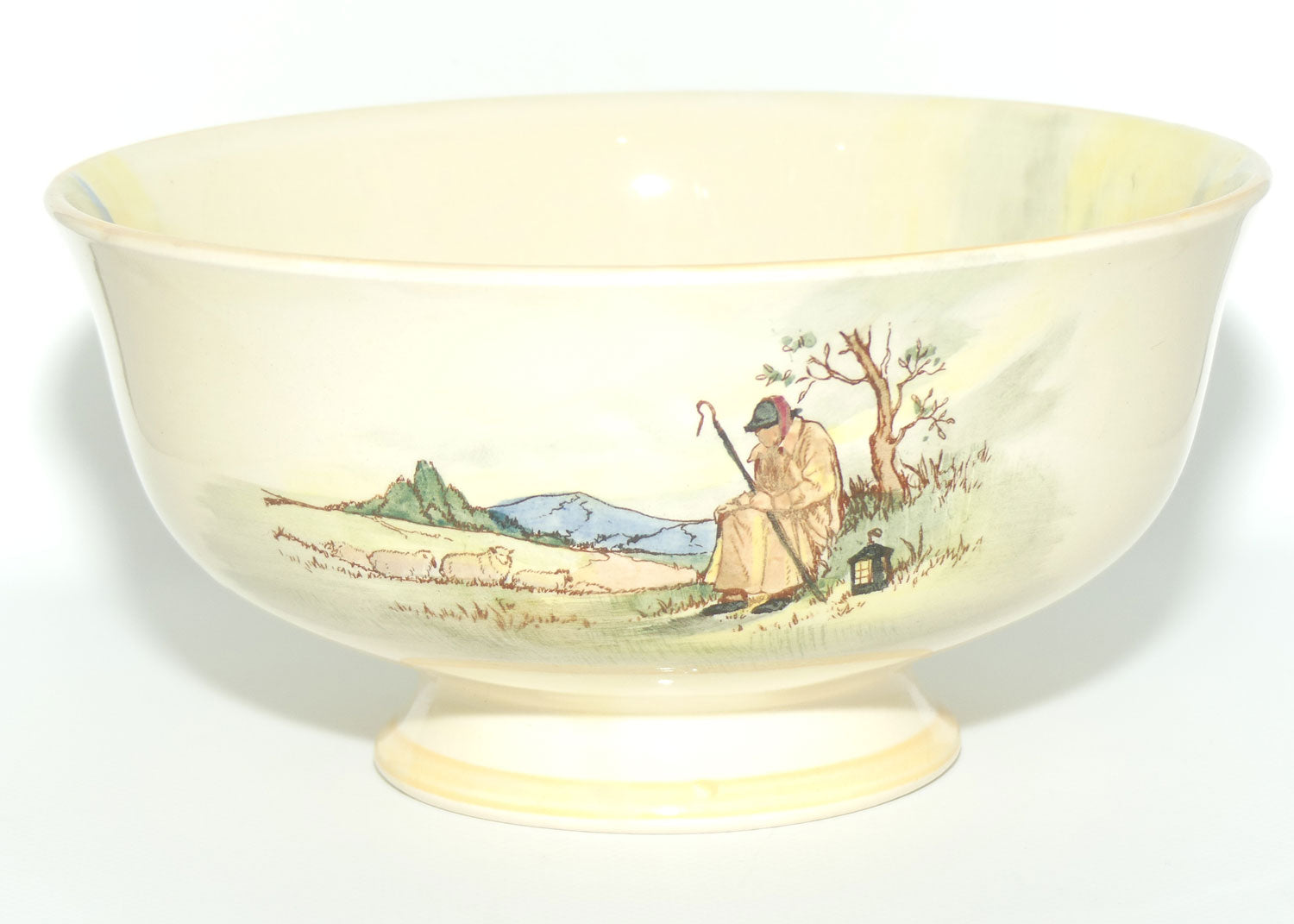 Royal Doulton Cotswold Shepherd pedastal bowl D5561 | #1