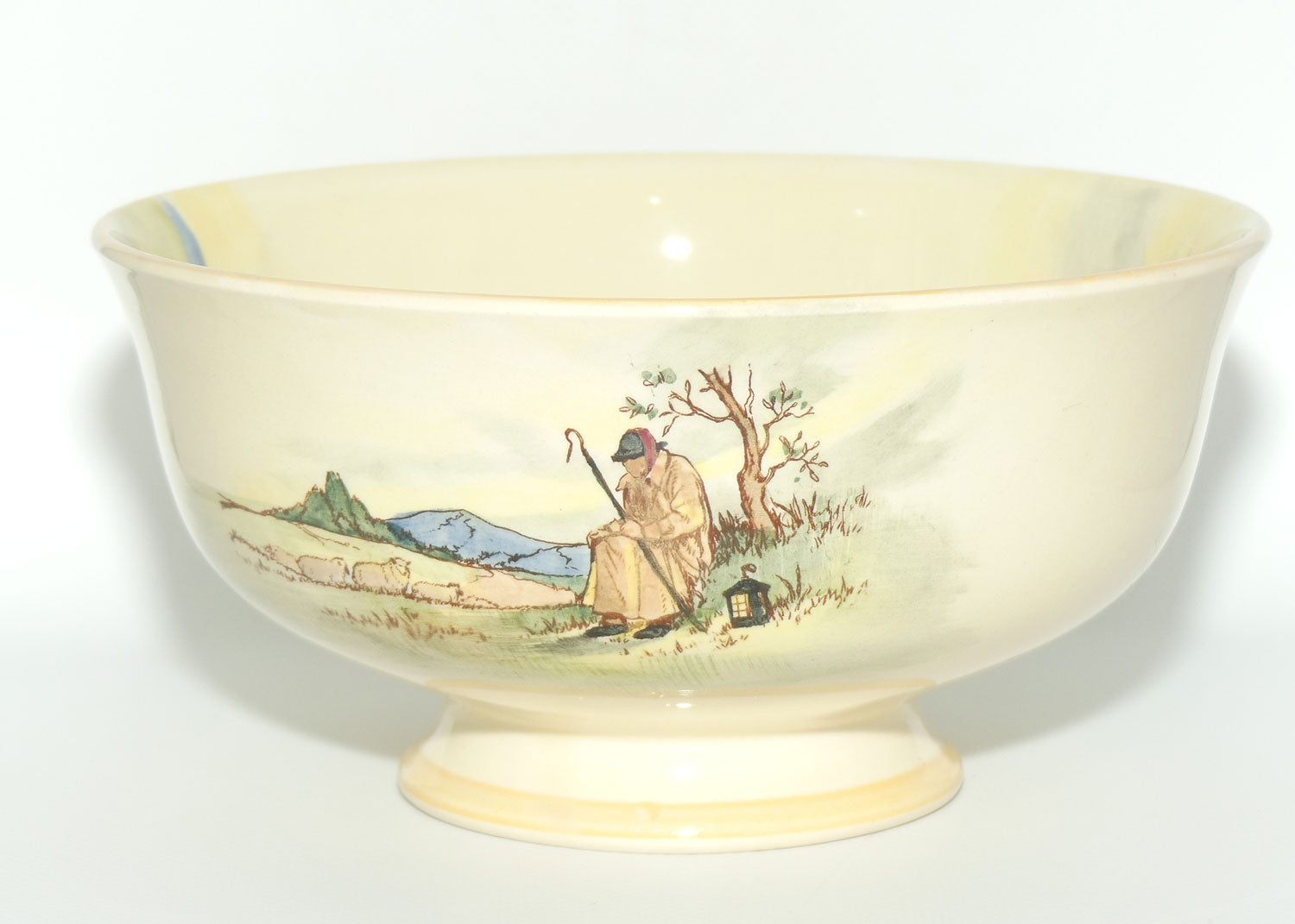 Royal Doulton Cotswold Shepherd pedastal bowl D5561 | #1