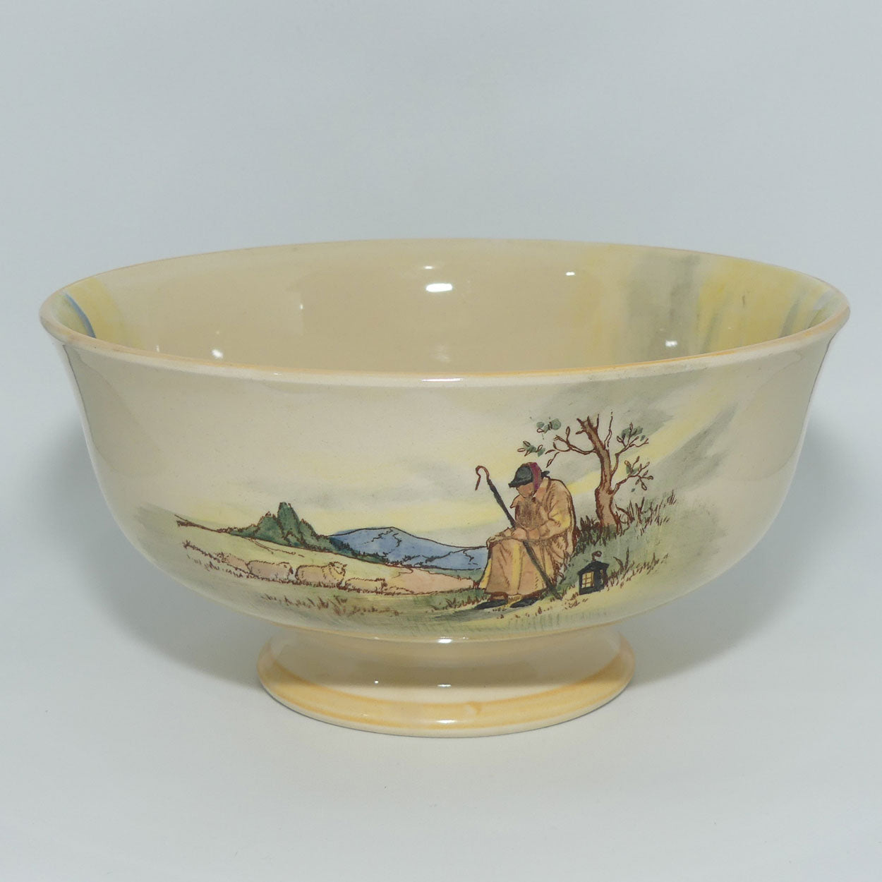Royal Doulton Cotswold Shepherd pedastal bowl D5561 | #2