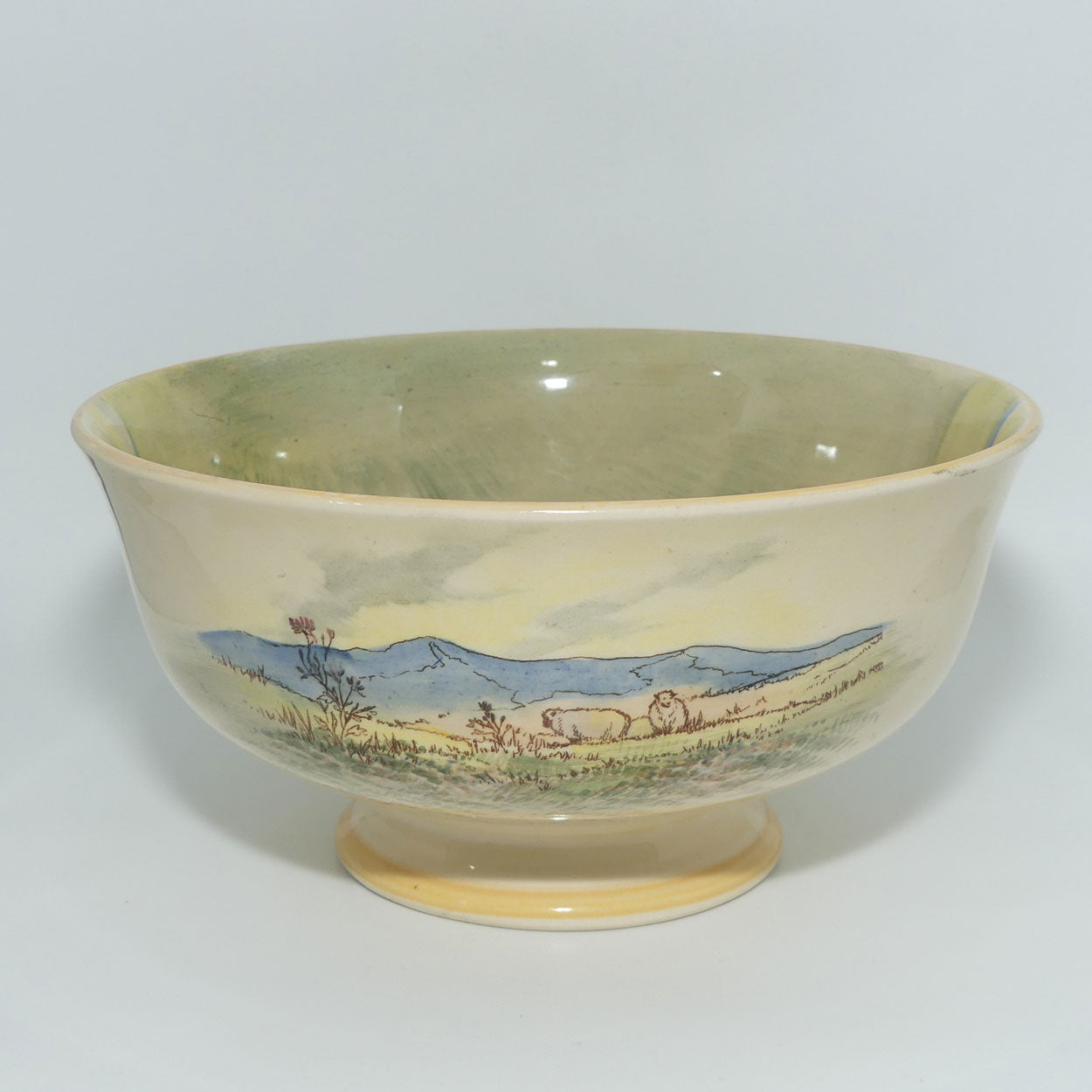 Royal Doulton Cotswold Shepherd pedastal bowl D5561 | #2