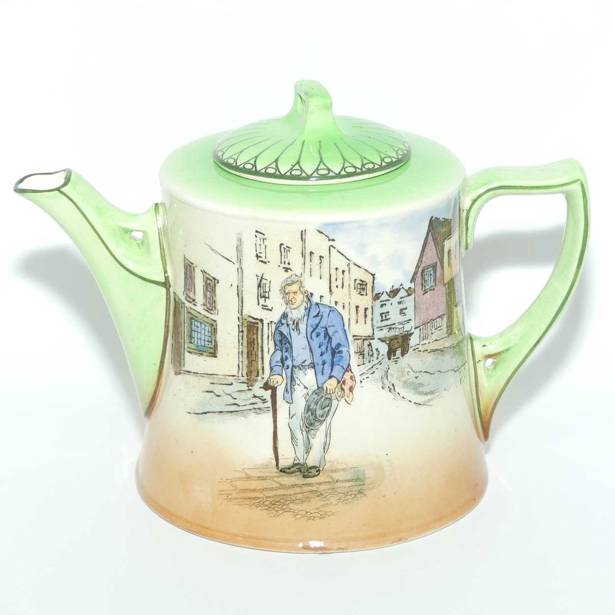 Royal Doulton Dickens Old Peggoty teapot D2973 | Corinth shape