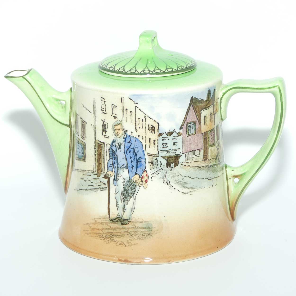 Royal Doulton Dickens Old Peggoty teapot D2973 | Corinth shape