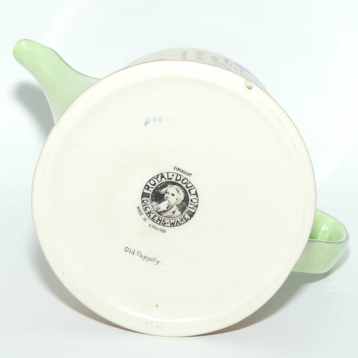 Royal Doulton Dickens Old Peggoty teapot D2973 | Corinth shape